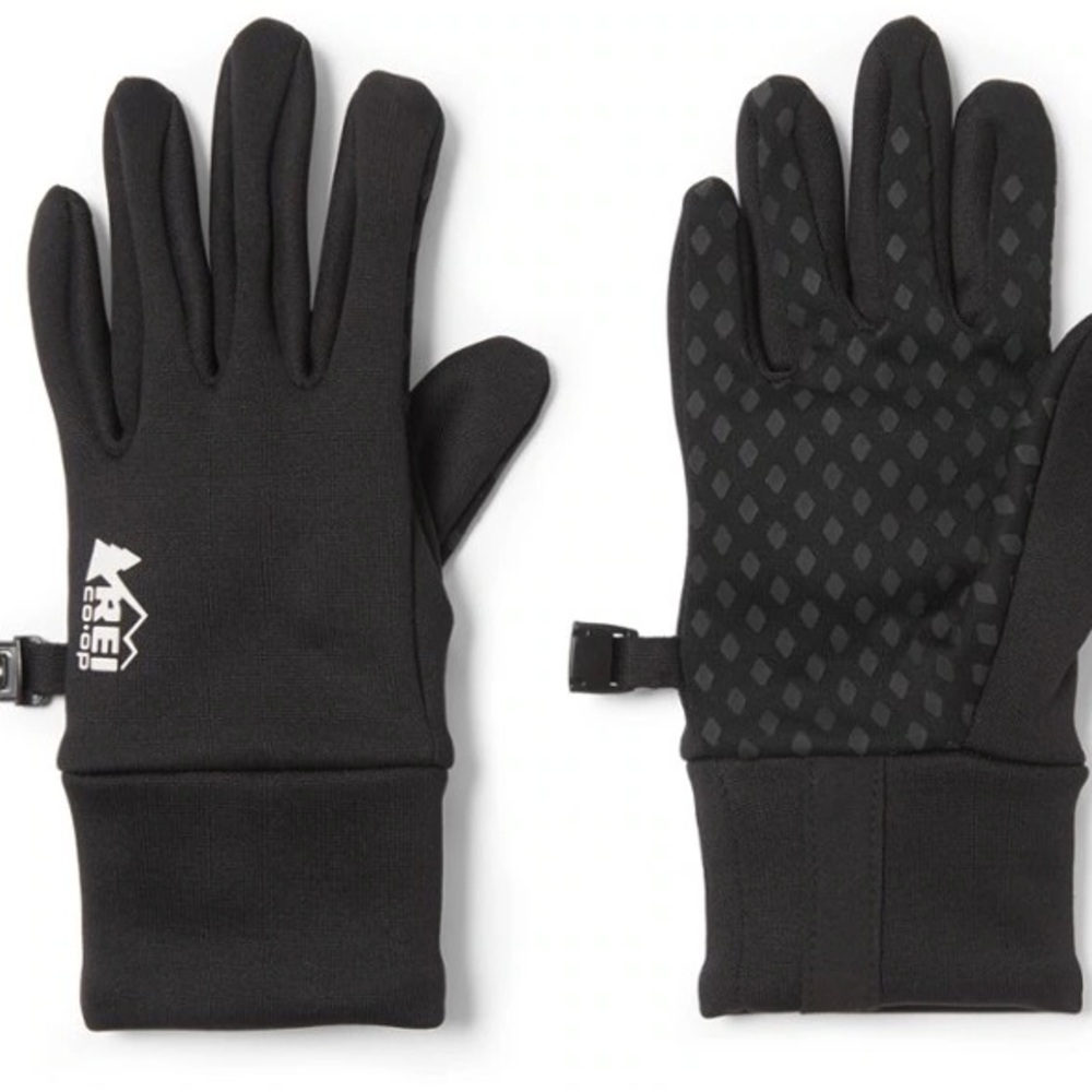 REI Black Kids' Fleece Gloves